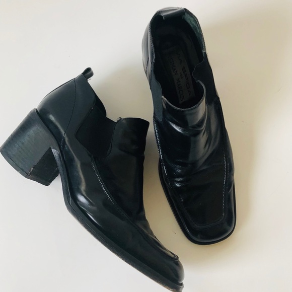 Via Spiga Neiman Marcus Patent Leather Booties Made in Italy #parisfashionweek - Picture 6 of 8